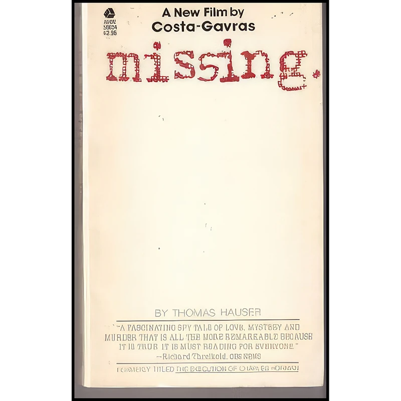 کتاب Missing اثر Thomas Hauser انتشارات Avon Books
