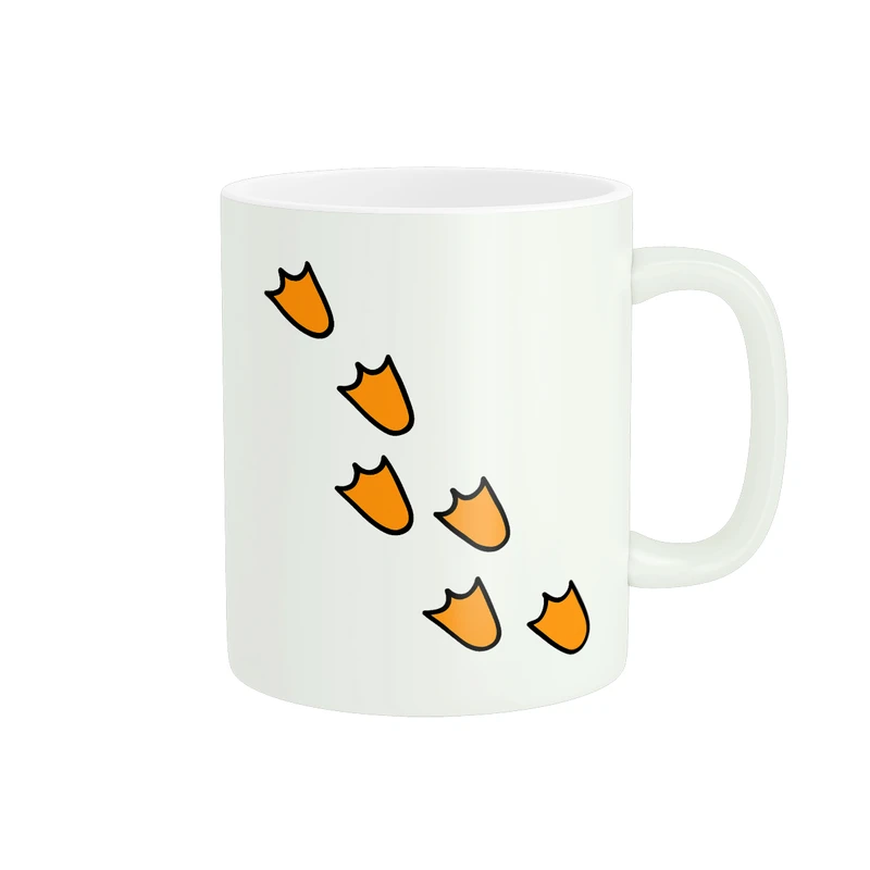 ماگ پاد آفرین مدل طرحدار ردپای اردک کد 353