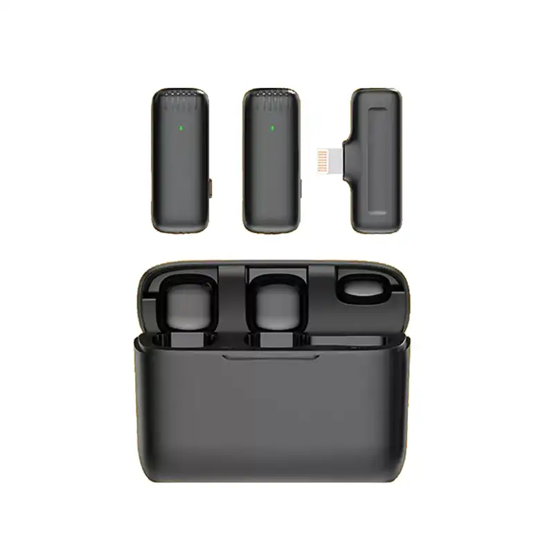 میکروفن یقه ای بیسیم مدل J13 Dual Lightning