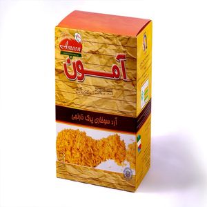 نقد و بررسی آرد سوخاری پرک نارنجی آمون مقدار 250 گرم توسط خریداران