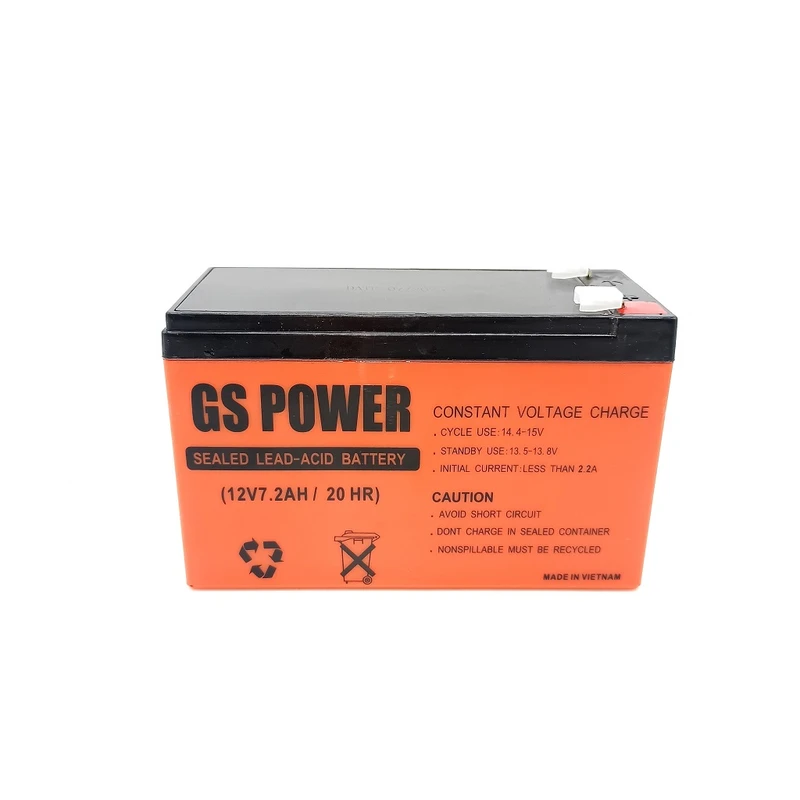 باتری سیلد اسید 12 ولت 7.2 آمپر مدل GS POWER