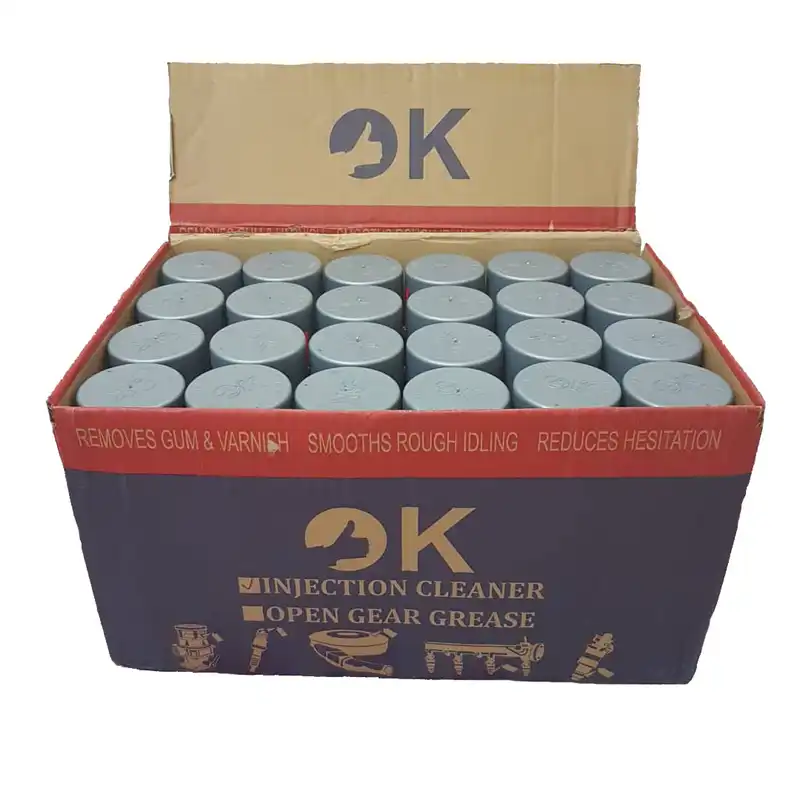 اسپری انژکتور شوی خودرو اوکی مدل LB 1000 حجم 450 میلی لیتر بسته 24 عددی