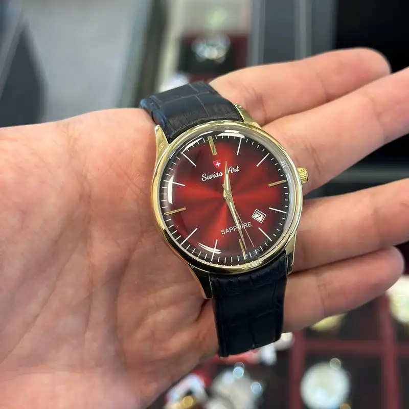 ست ساعت مچی عقربه ای زنانه و مردانه سوئیس آرت مدل 920046-595920045