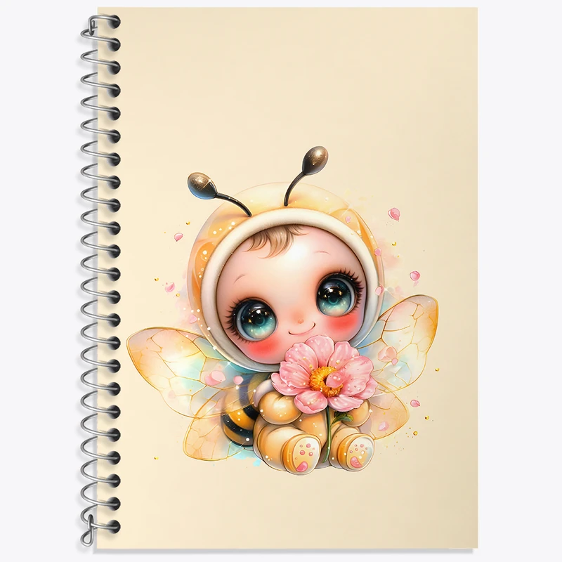 دفتر نت موسیقی 50 برگ خندالو طرح زنبور کیوت کد N5514