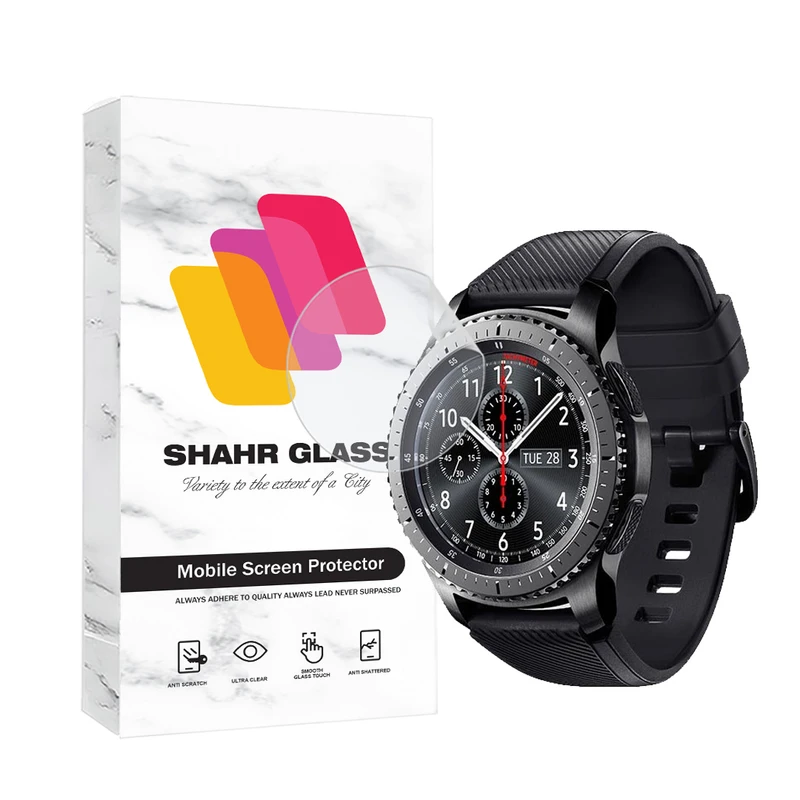 محافظ صفحه نمایش نانو شهر گلس مدل MTBWSH مناسب برای ساعت هوشمند سامسونگ Galaxy Gear S3 Frontier