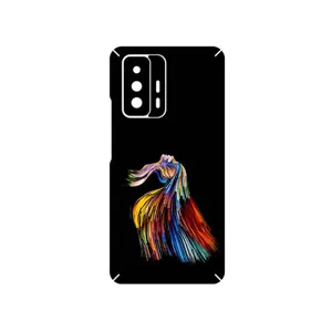 MAHOOT Rainbow Hair Digital Art Cover Sticker for Xiaomi 11T 5G