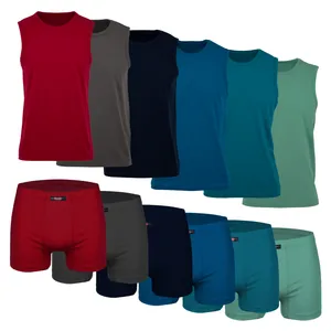 ست شورت و زیرپوش مردانه کیان تن پوش مدل 112300 مجموعه 6 عددی