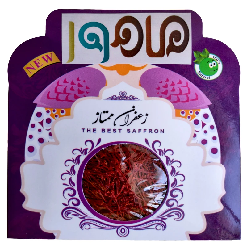 زعفران سرگل ماهور قاینات - 4.608 گرم بسته 10 عددی