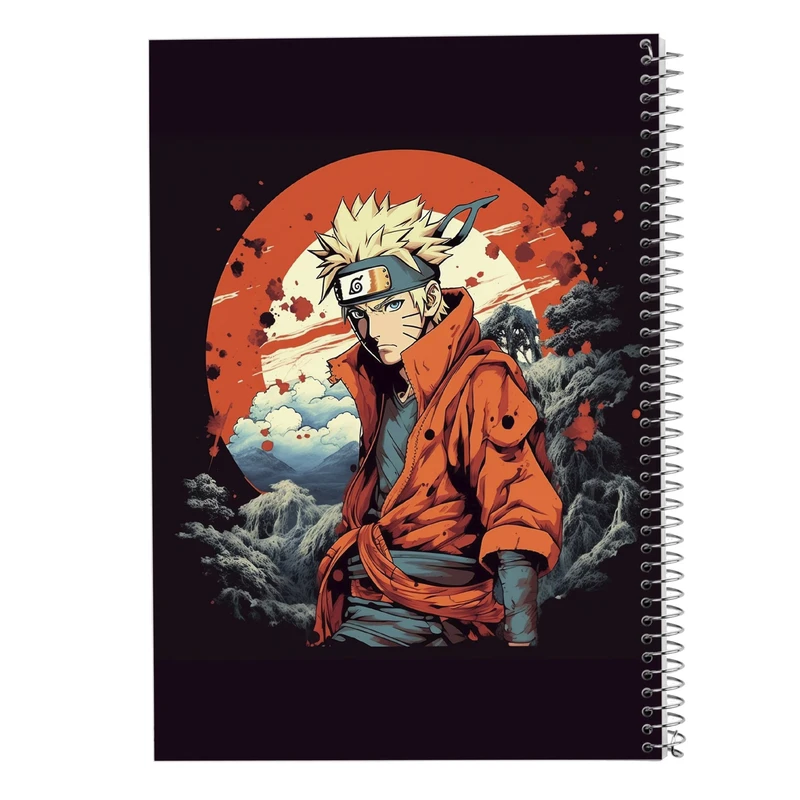 دفتر ژورنال نویسی 50 برگ مدوپد مدل نقطه ای طرح نارتو narto کد DF10575