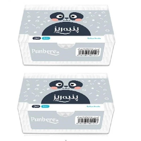 عکس شماره 2 : گوش پاک کن کودک پنبه ریز مدل 60 مجموعه 2 عددی