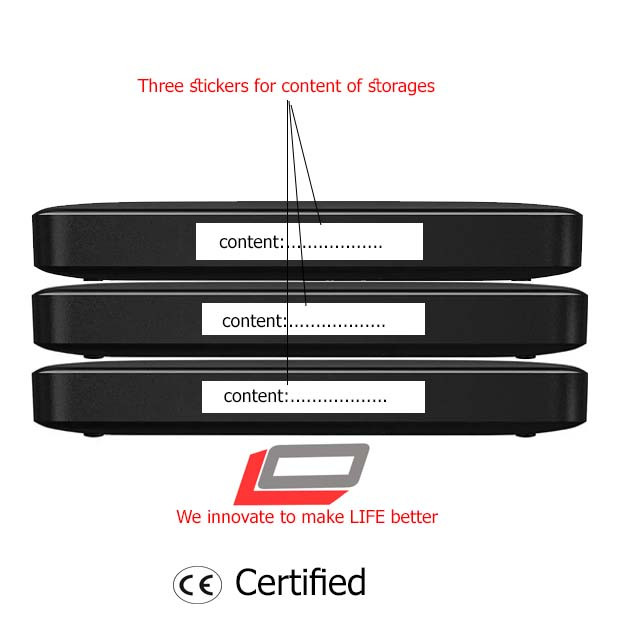 هارد اکسترنال اِل اُ مدل  triplet-super-fast ظرفیت یک ترابایت