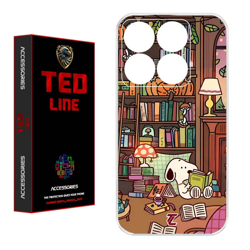 کاور تدلاین طرح اسنوپی کد 1218 مناسب برای گوشی موبایل شیائومی Mi 14T / 14T Pro