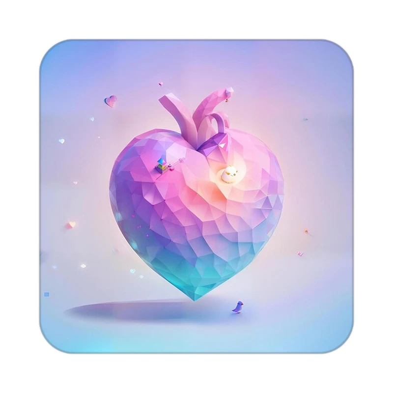 زیر لیوانی کاکتی مدل عاشقانه کد mp11366