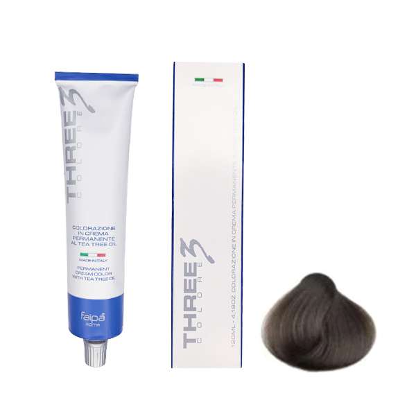 رنگ مو تری کالر شماره 5 حجم 120 میلی لیتر رنگ قهوه ای طبیعی روشن