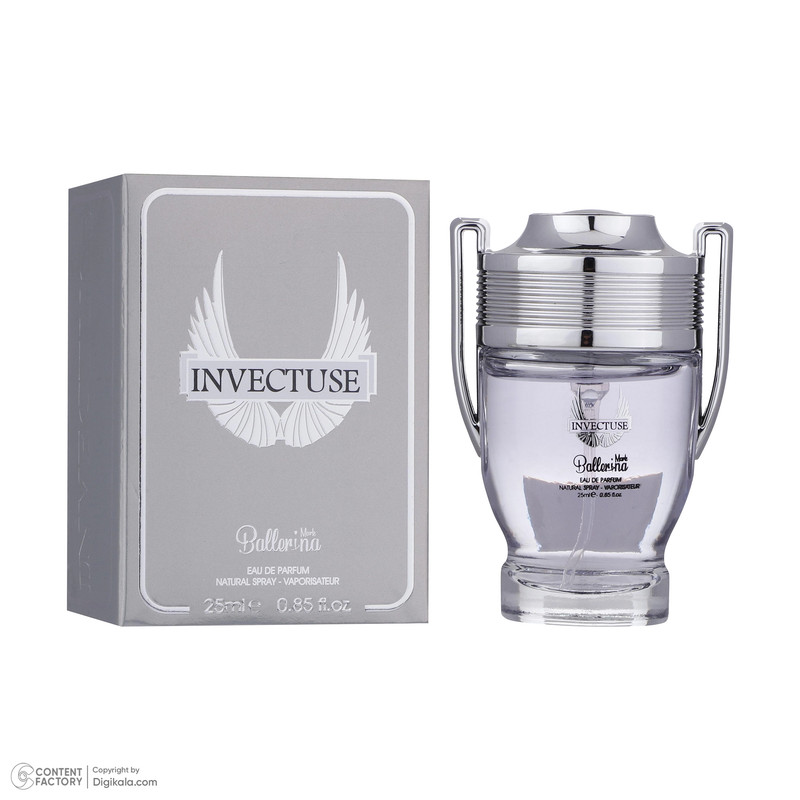 ادو پرفیوم مردانه بالرینا مدل Invectuse حجم 25 میلی لیتر ادو پرفیوم مردانه بالرینا مدل Invectuse حجم 25 میلی لیتر