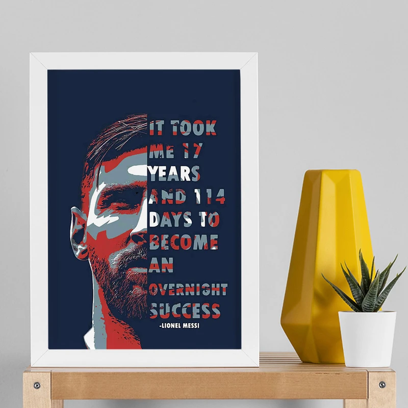 تابلو صبا طرح مدل انگیزشی Leo Messi کد m50305w