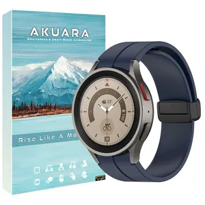 Akuara Silicone Magnet AC Band For Samsung Galaxy Watch 5 40mm