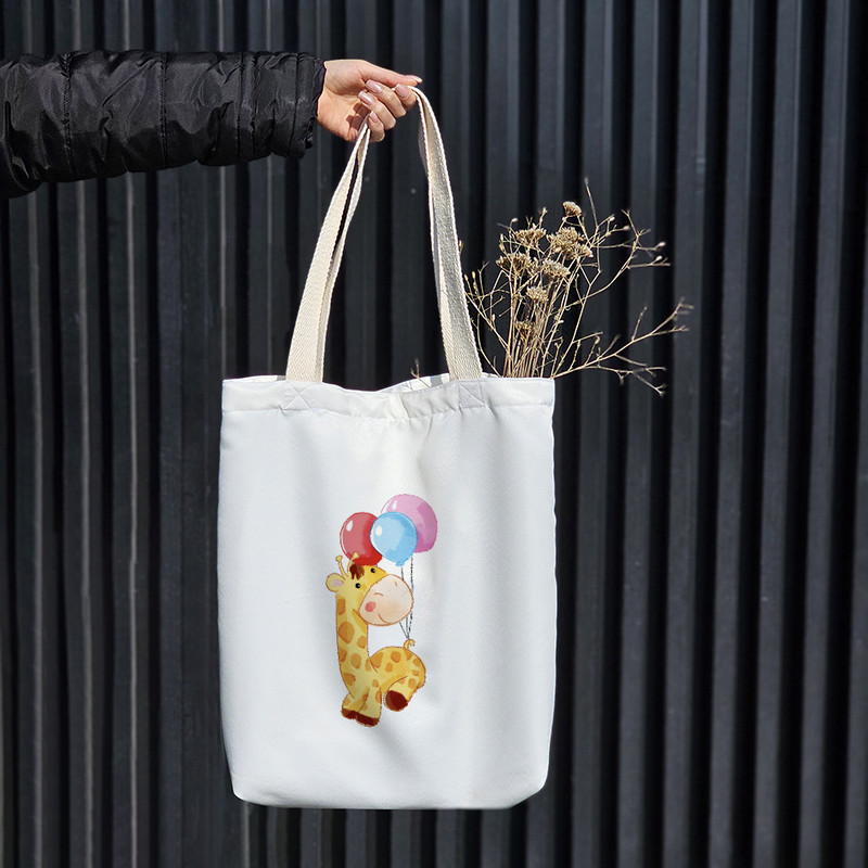 ساک خرید خندالو طرح زرافه کد H289