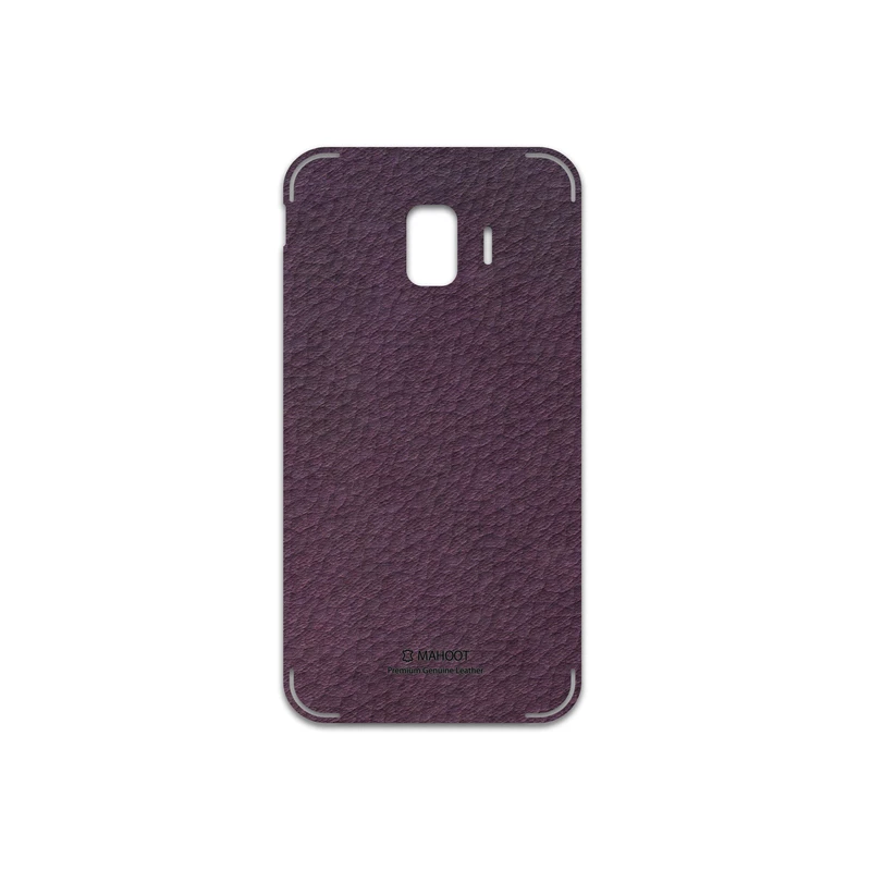 برچسب پوششی ماهوت مدل Purple-Leather مناسب برای گوشی موبایل سامسونگ Galaxy J2 Core