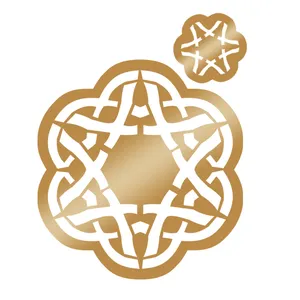 زیربشقابی مدل 1403 مجموعه 4 عددی به همراه  زیر لیوانی