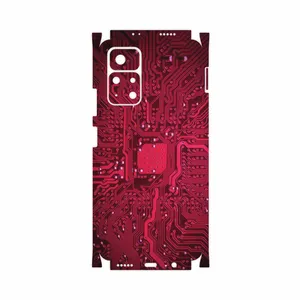 MAHOOT Red-Printed-Circuit-Board-FullSkin Cover Sticker for Xiaomi Poco M4 Pro 5G