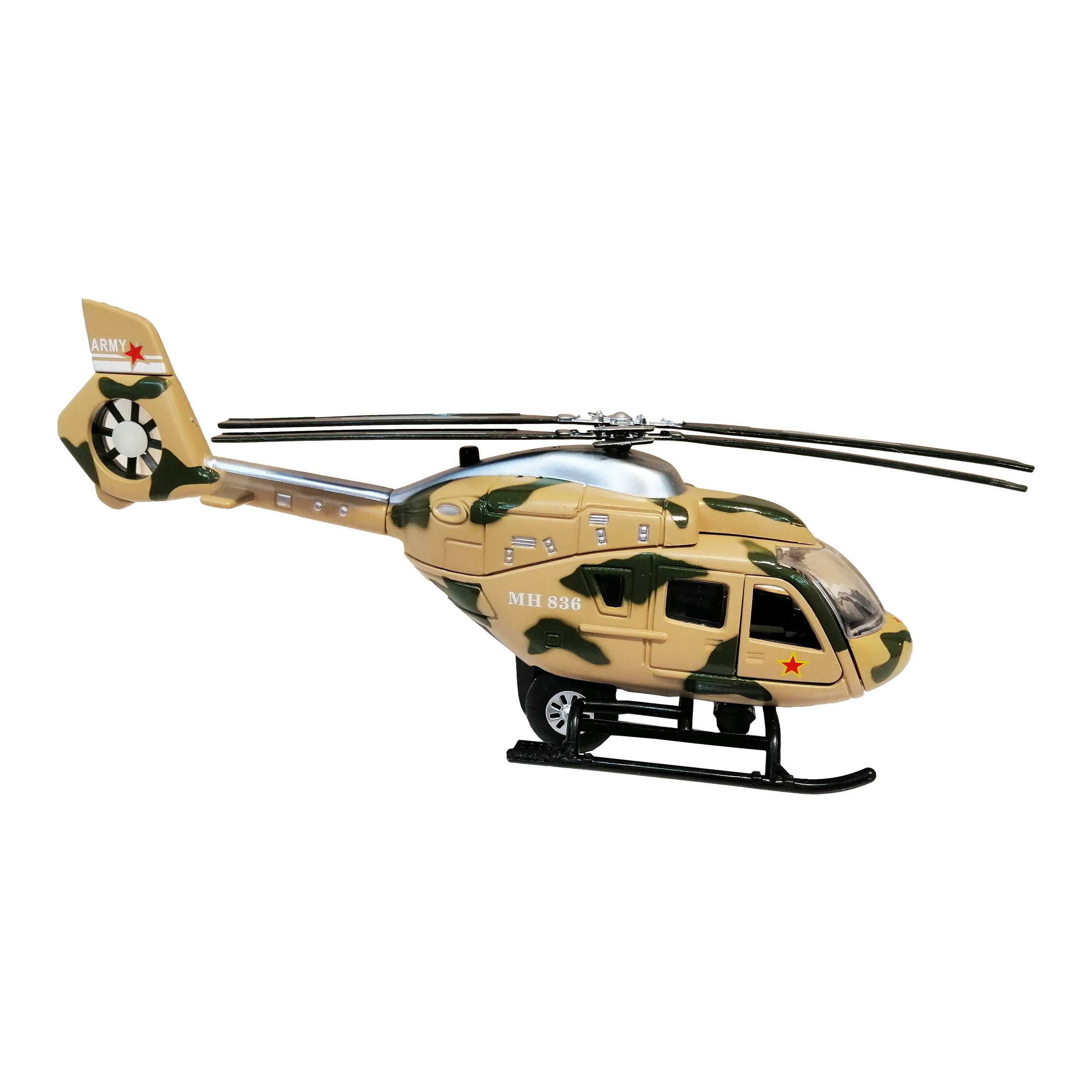 هلیکوپتر بازی طرح ارتشی کد MH-836