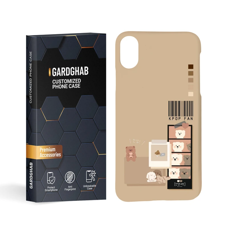   کاور گارد قاب مدل دخترانه مناسب برای گوشی موبایل اپل iphone x / xs