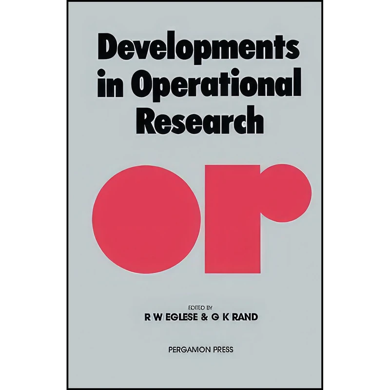 کتاب Developments in Operational Research اثر R. W. Eglese انتشارات بله