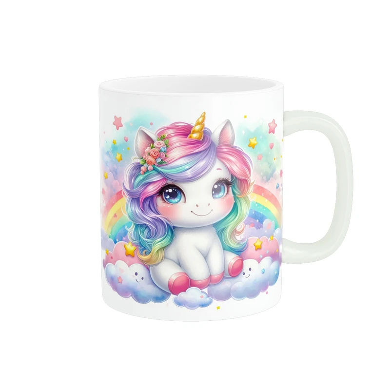 ماگ پاد آفرین طرح اسب تک شاخ کد 3703