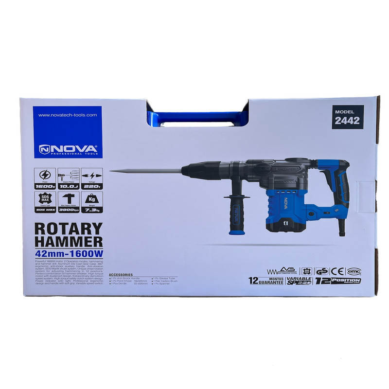 دریل بتن کن نووا مدل 2442