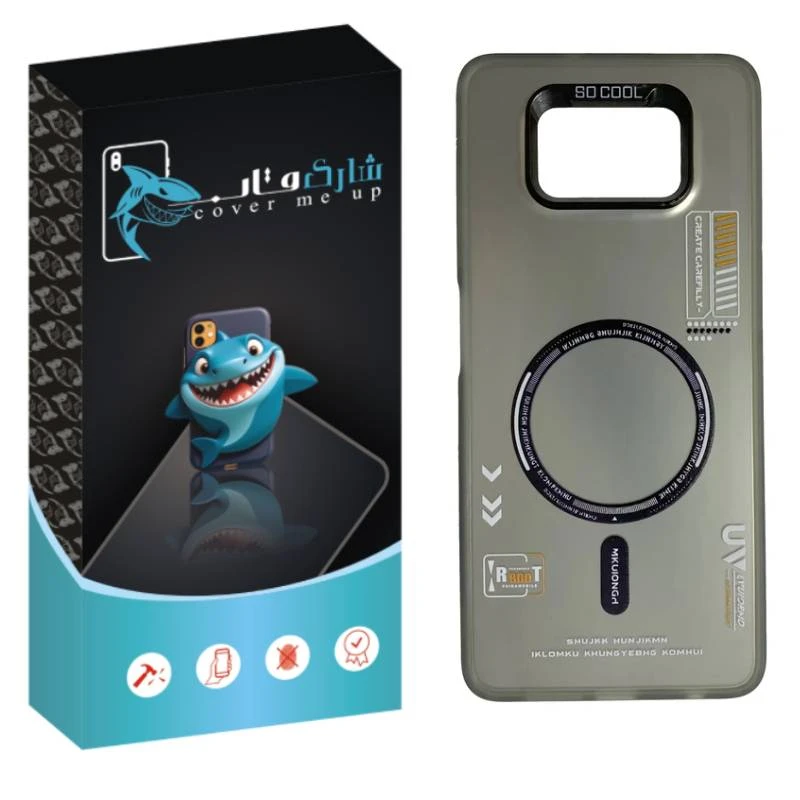 کاور شارک قاب مدل SO COOL طرح UV مناسب برای گوشی موبایل شیائومی Poco X3 / X3 Pro / X3 NFC