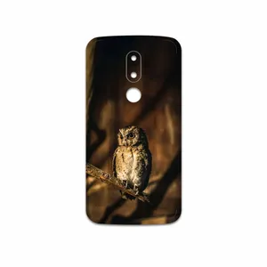 MAHOOT Owl Cover Sticker for Motorola Moto M