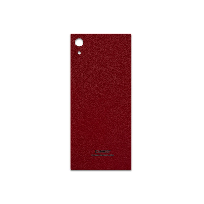برچسب پوششی ماهوت مدل Red-Leather مناسب برای گوشی موبایل سونی Xperia XA1