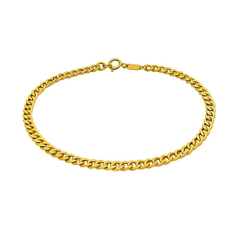 پابند طلا 18 عیار زنانه اقلیمه مدل FT124