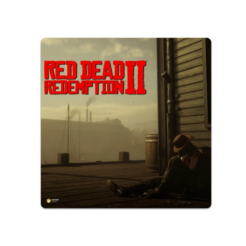 ماوس پد هومرو مدل NX447 طرح بازی Red Dead Redemption سایز 40x40 سانتی‌متر