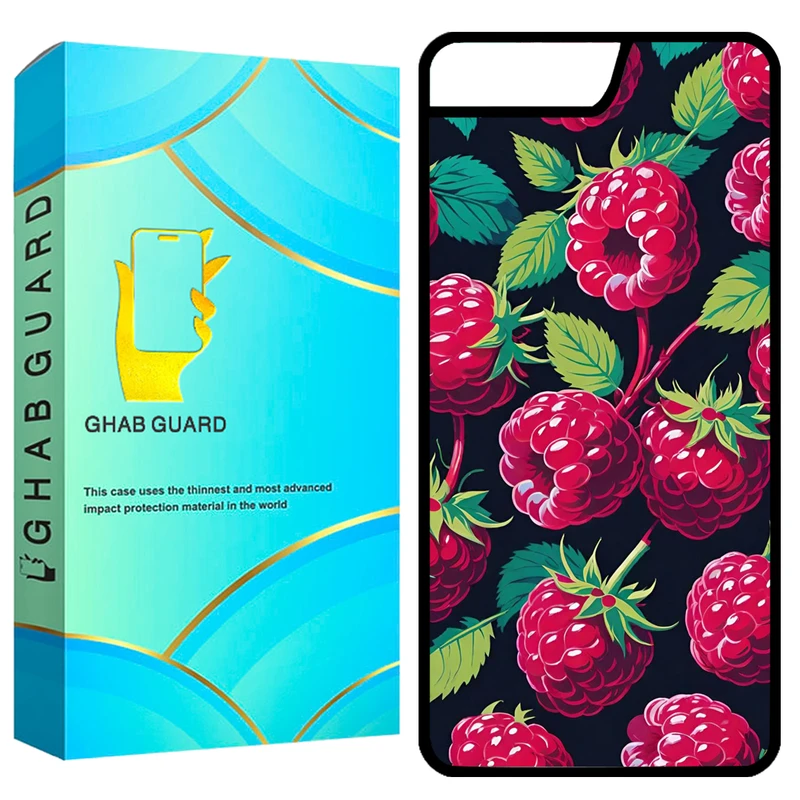 کاور قاب گارد طرح تمشک مدل GCHP7P مناسب برای گوشی موبایل اپل iPhone 7 Plus / 8 Plus