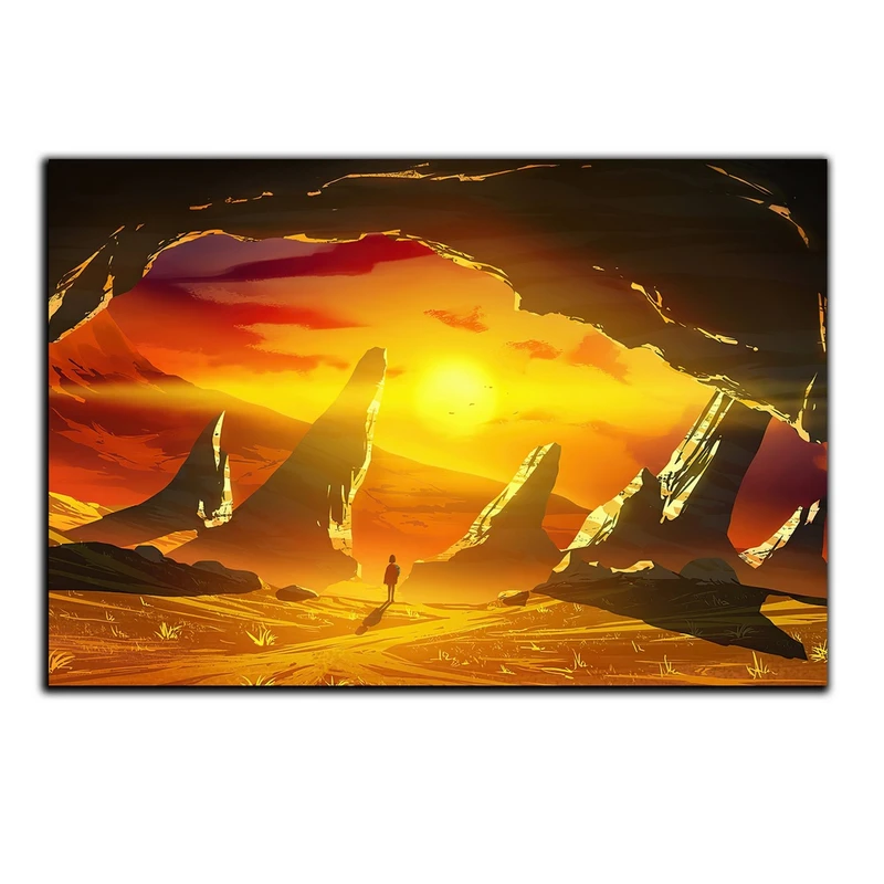 تابلو شاسی بکلیت طرح کوهستان و افتاب مدل SH-S5541