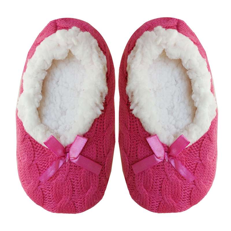 پاپوش دخترانه مدل لوپیل عروسکی رنگ صورتی