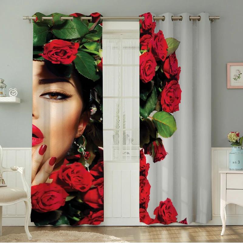 پرده نیروانا مدل مخمل کد 4189 سایز 140×280 سانتی متر