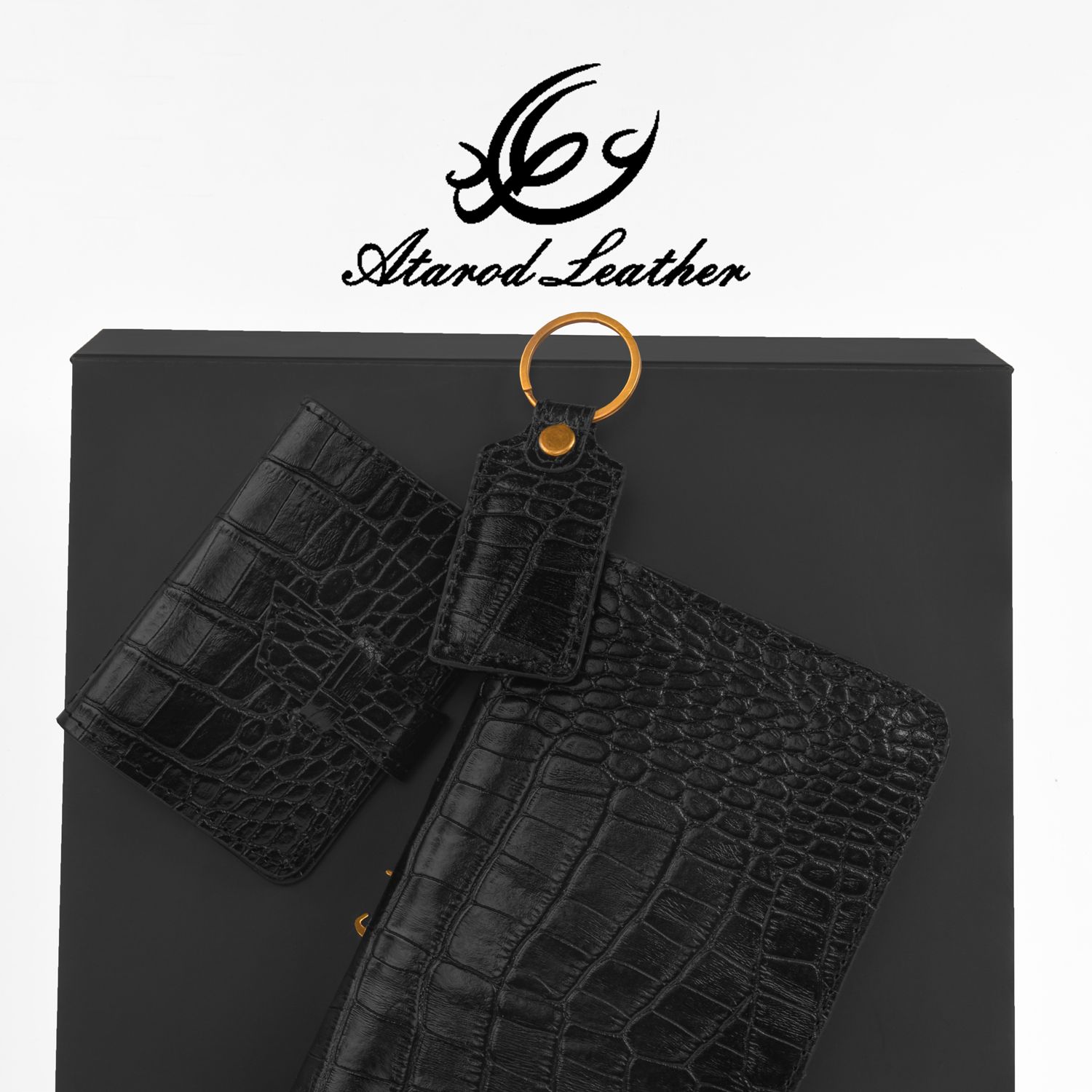 ست هدیه چرم عطارد مدل A36 -  - 6