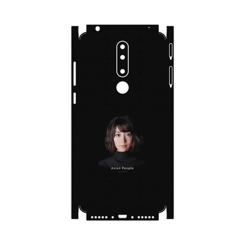 برچسب پوششی ماهوت مدل Portrait of an Asian Woman-FullSkin مناسب برای گوشی موبایل نوکیا 3.1 Plus