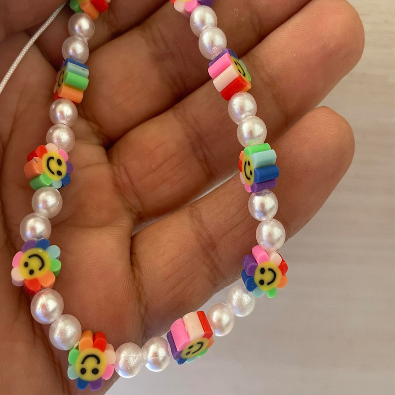 پابند زنانه مدل مروارید و اموجی