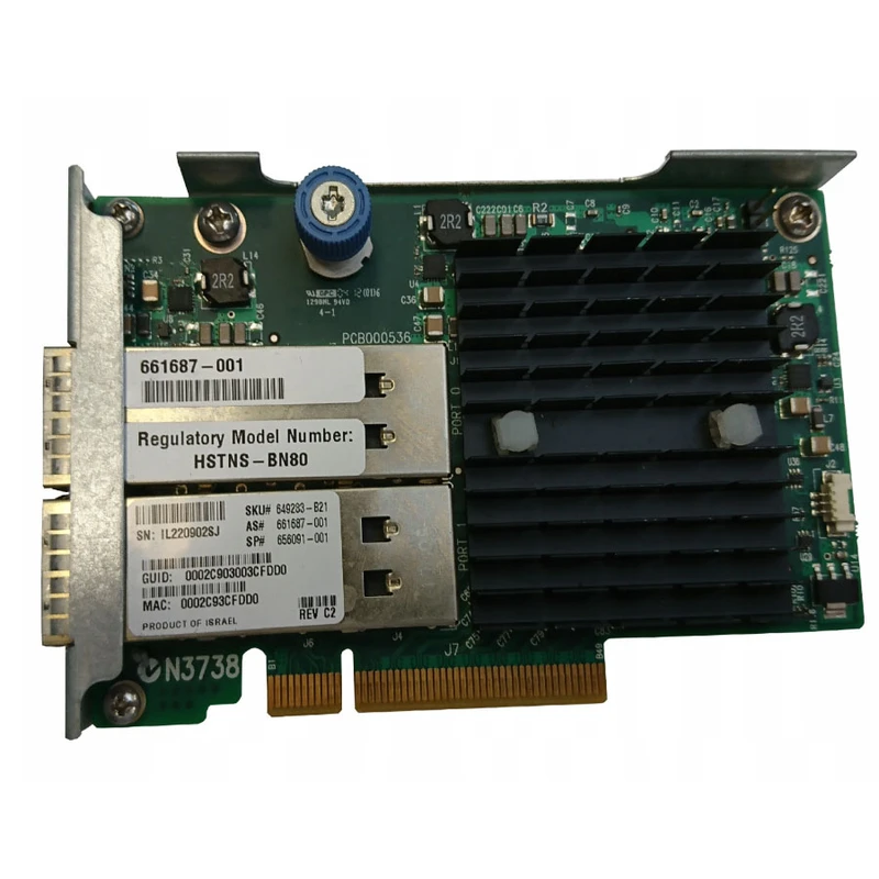 کارت شبکه سرور مدل infiniband-10gb-2-port-544flr-qsfp