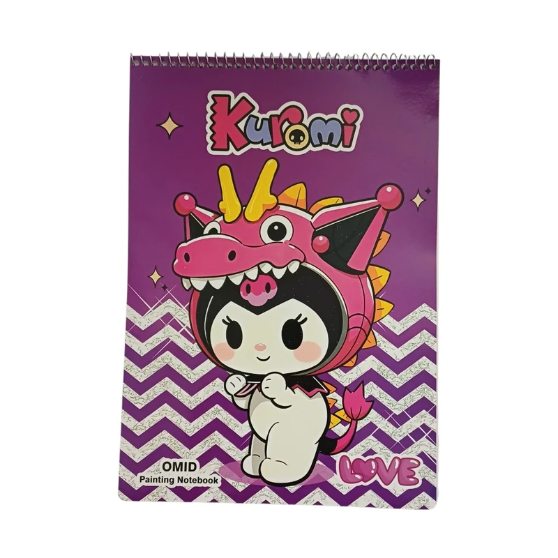 دفتر نقاشی، طراحی، رنگ آمیزی 50 برگ مدل کرومی لاو