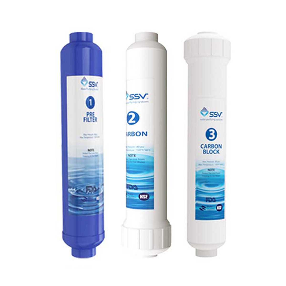 دستگاه تصفیه آب اس اس وی مدل StarLine 2W X1000 به همراه شیر تصفیه آب و فیلتر تصفیه آب بسته 3 عددی