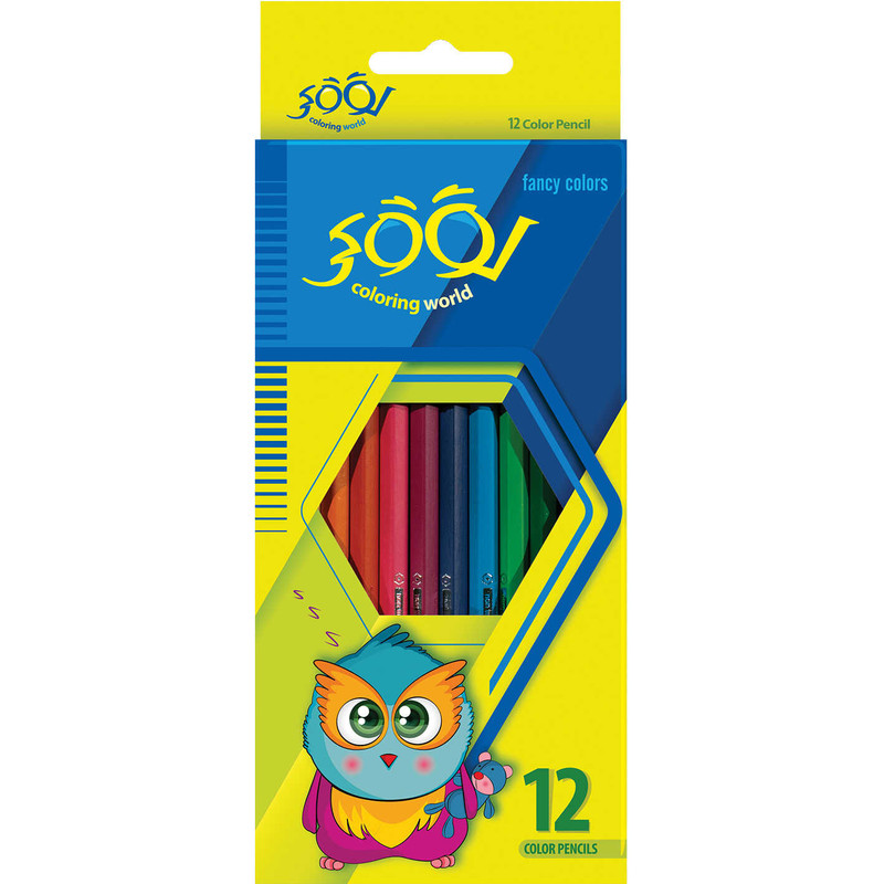 مداد رنگی 12 رنگ لوکی مدل 1255
