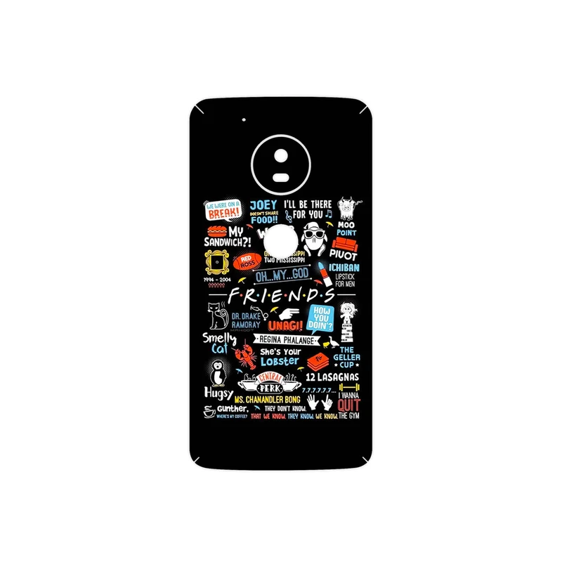برچسب پوششی ماهوت مدل Friends 2 مناسب برای گوشی موبایل موتورولا Moto G5