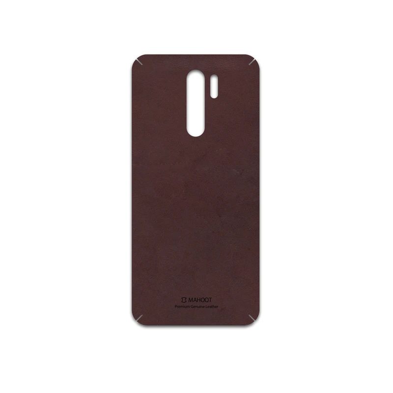 برچسب پوششی ماهوت مدل Matte-Dark-Brown-Leather مناسب برای گوشی موبایل شیائومی Redmi 9