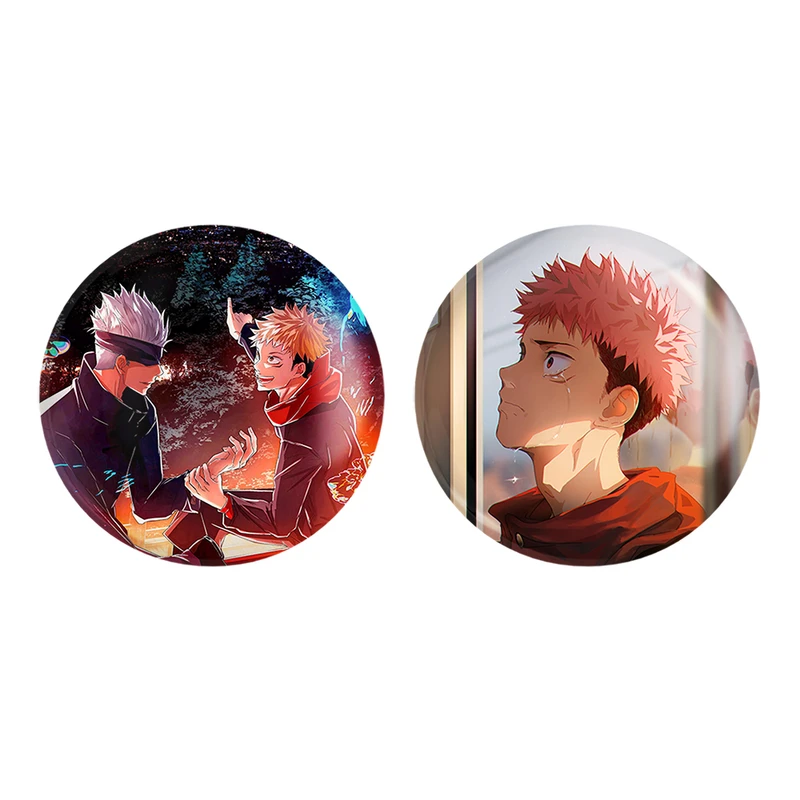 مگنت خندالو طرح گوجو و ایتادوری یوجی انیمه جوجوتسو کایزن کد 1109511097 مجموعه 2 عددی