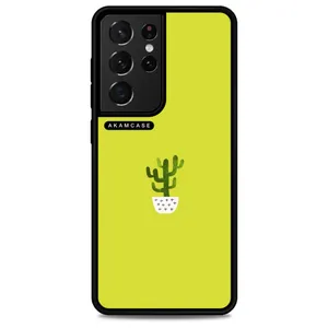 AKAM AMCWSGS21U-CACTUS5 Cover For Samsung Galaxy S21 Ultra